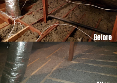 Before & After Attic Insulation