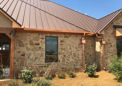 Copper Gutters Installation