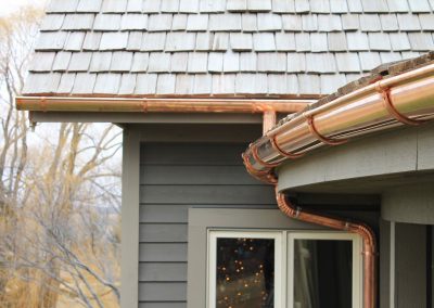 Half-Round Copper Gutter Installation